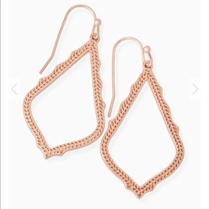 Kendra Scott Sophia Drop Earrings In Rose Gold